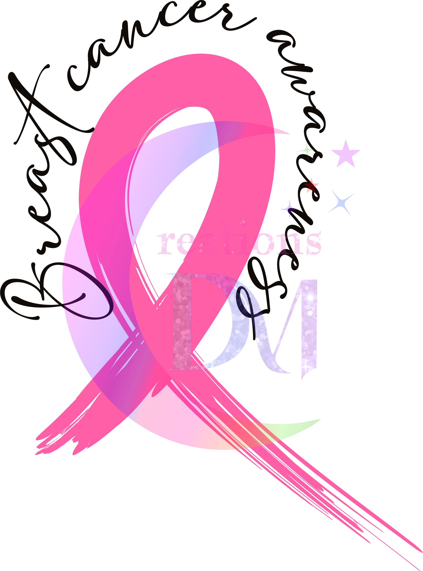 breast cancer awareness month - breast cancer awareness black letters , pink ribbon