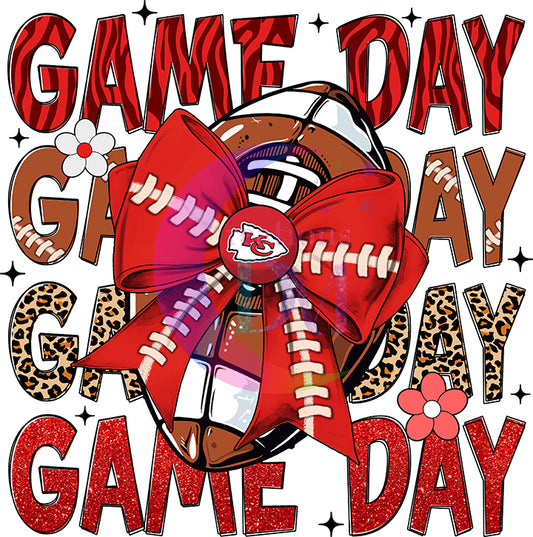 kansas chiefs football - game day red