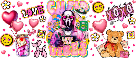 UV DTF - valentines cupid vibes - ghost face 2