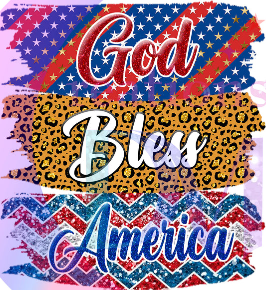 Fourth of July - god , bless , America