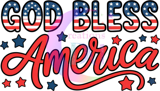 Fourth of July DTF - Good-Bless America