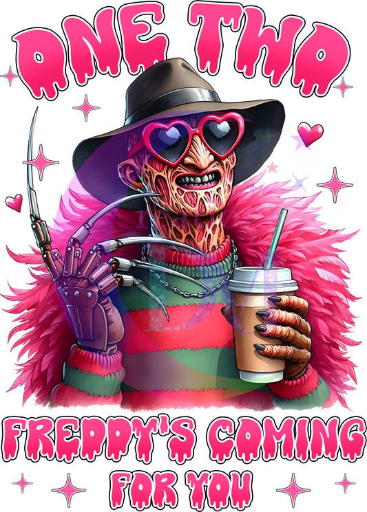 halloween DTF - one two Freddys coming for you