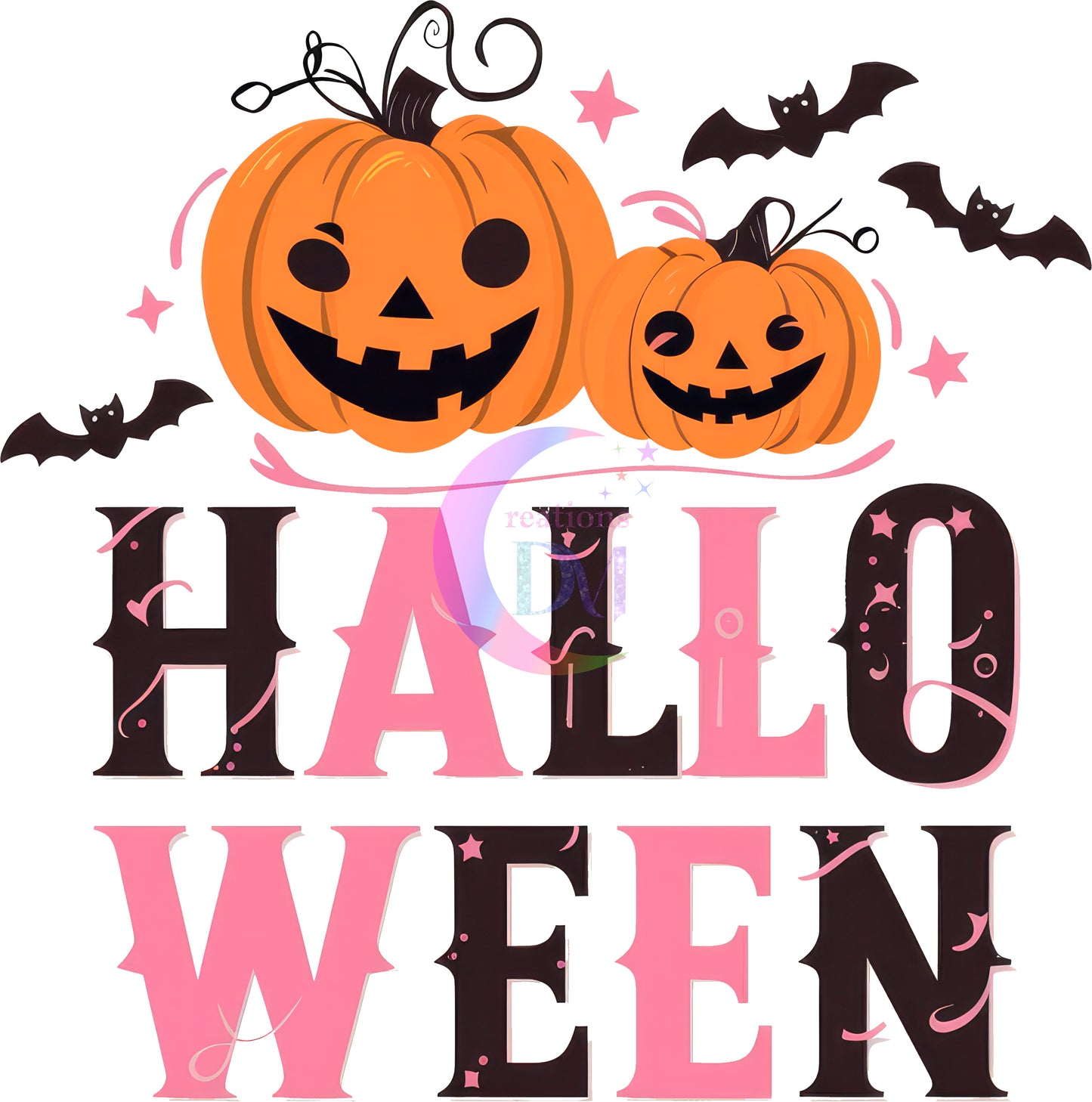 halloween DTF - Ghost - hallo-ween pumpkin