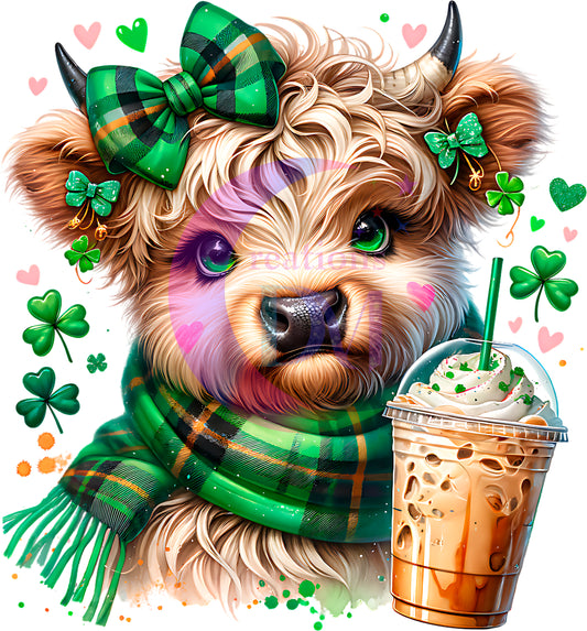 ST PATRICKS - highland cow coffee