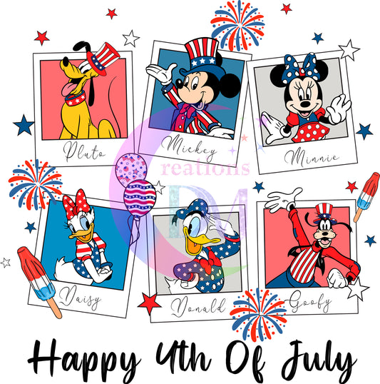 Fourth of July - Disney Mickey photo x6