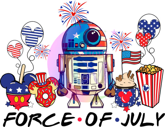 Fourth of July - Disney Star Wars force of July bb-8