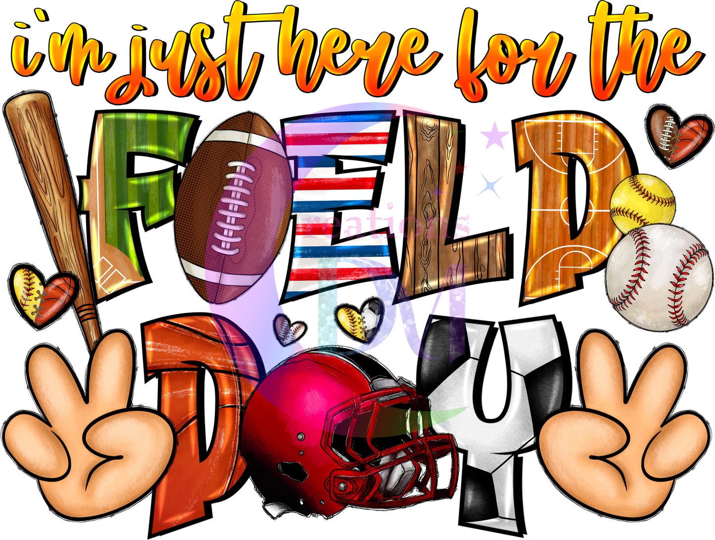 field day dtf - in my field day football