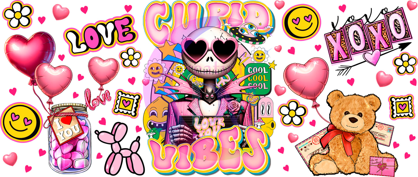 UV DTF - cupid vibes - jack skellington