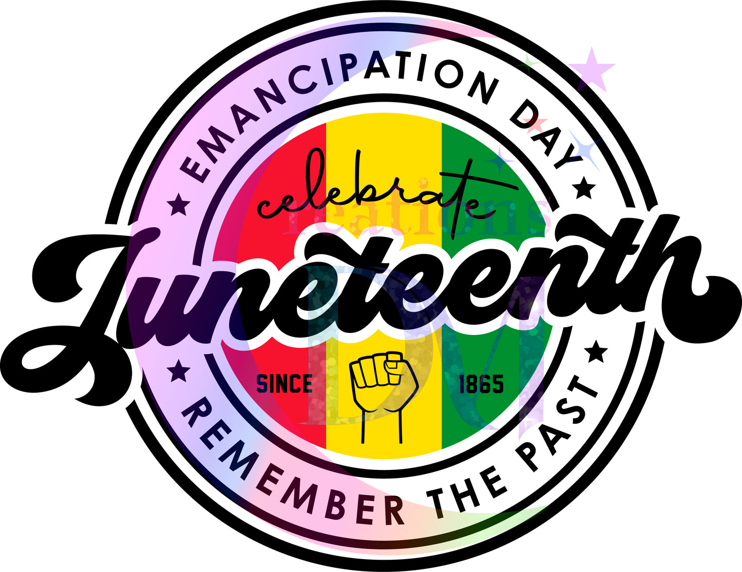 Juneteenth DTF - Juneteenth circle