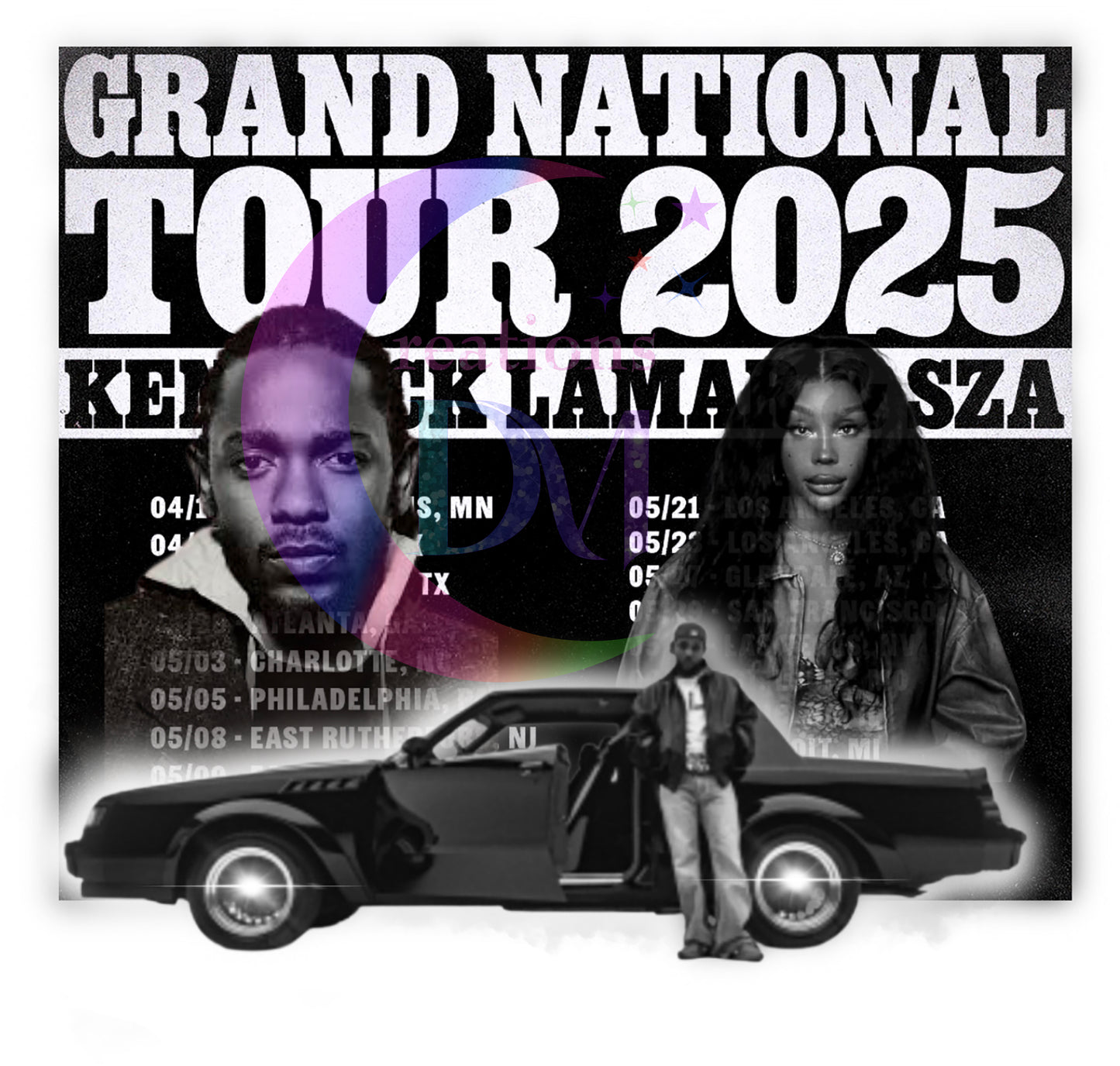Artist - KENDRICK LAMAR - kendrick and SZA car