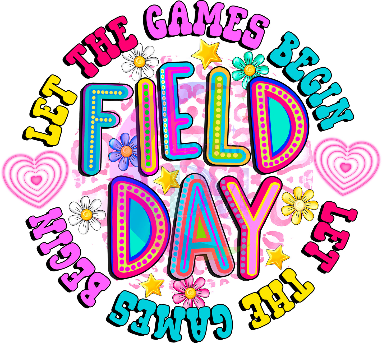 field day dtf - FIELD DAY CIRCLE