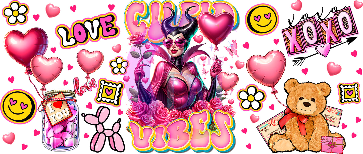 UV DTF - cupid vibes - maleficent