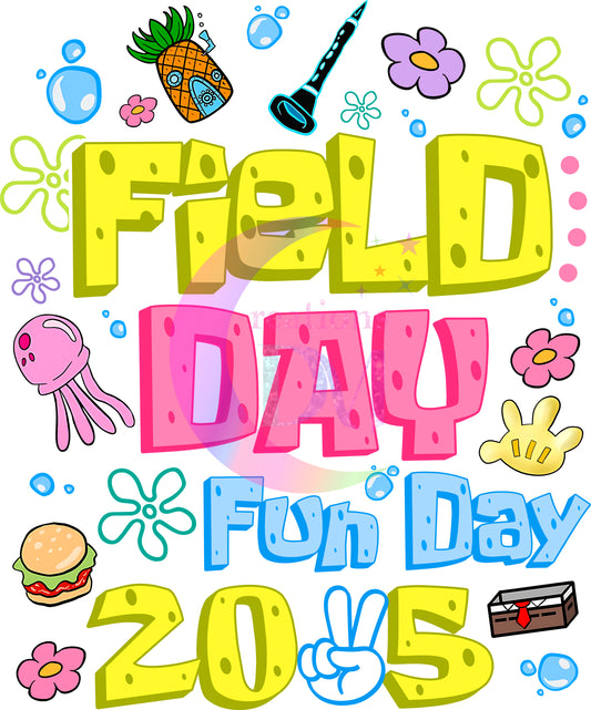 field day dtf - FIELD DAY SPONGEBOB