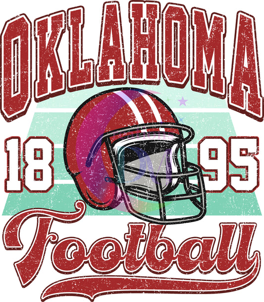Oklahoma Football Sports - Oklahoma football green background