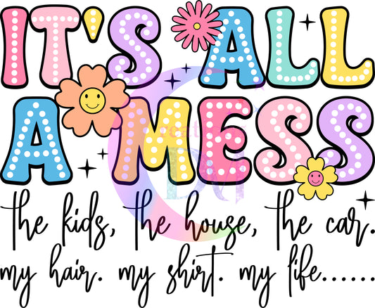 Mother's Day - its all a mess the kids, the house, the car , my hair , my shirt , my life