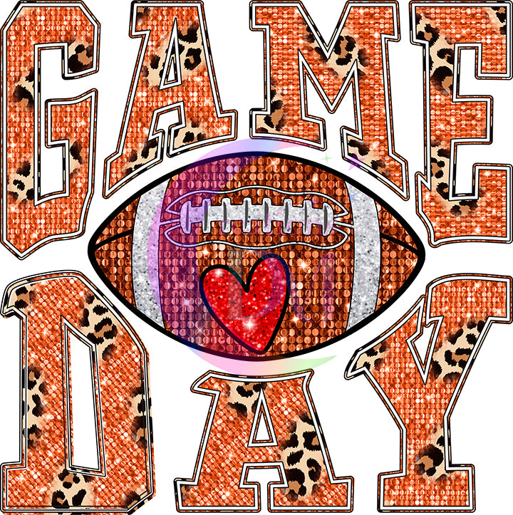 Football - game day glitter