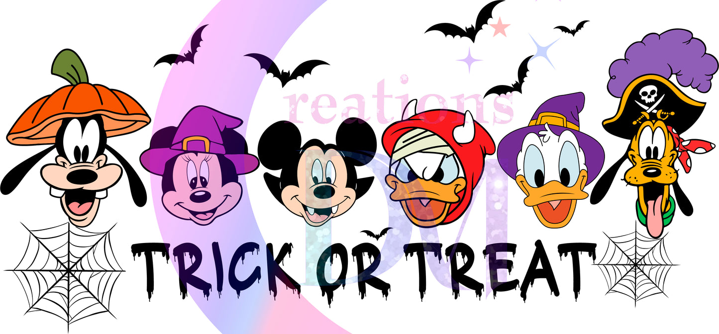 halloween DTF - Mickey and friends trick or treat