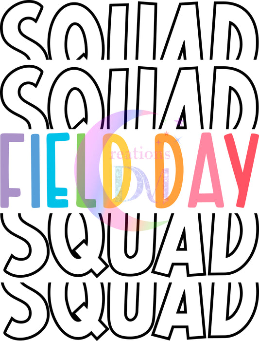 field day dtf - squad black, field day