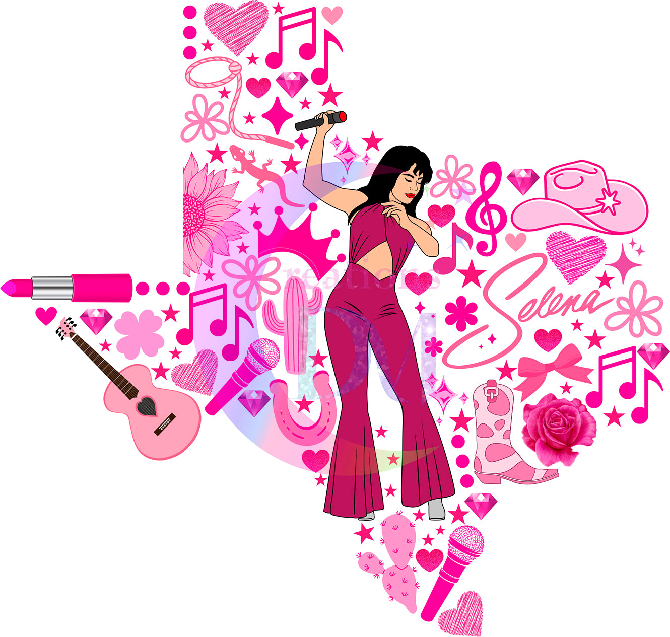 Artist - SELENA QUINTANILLA - pink texas selena