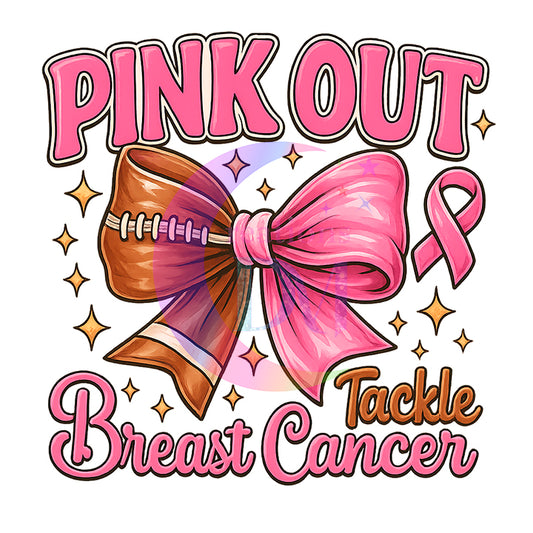 breast cancer awareness month - pink out football