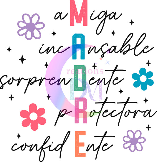 Mother's Day - Spanish madre