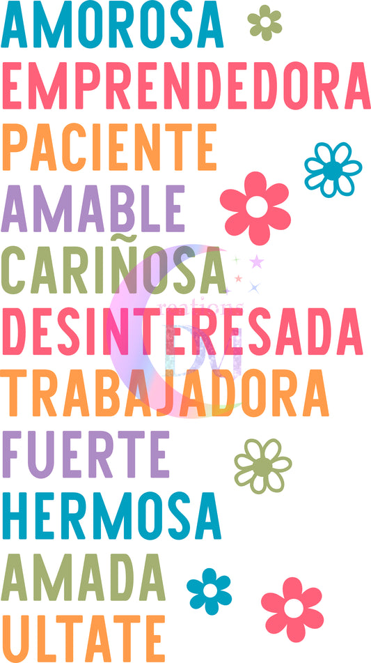 Mother's Day - Spanish inspirational words