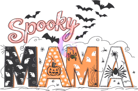 halloween DTF - Ghost - spooky mama