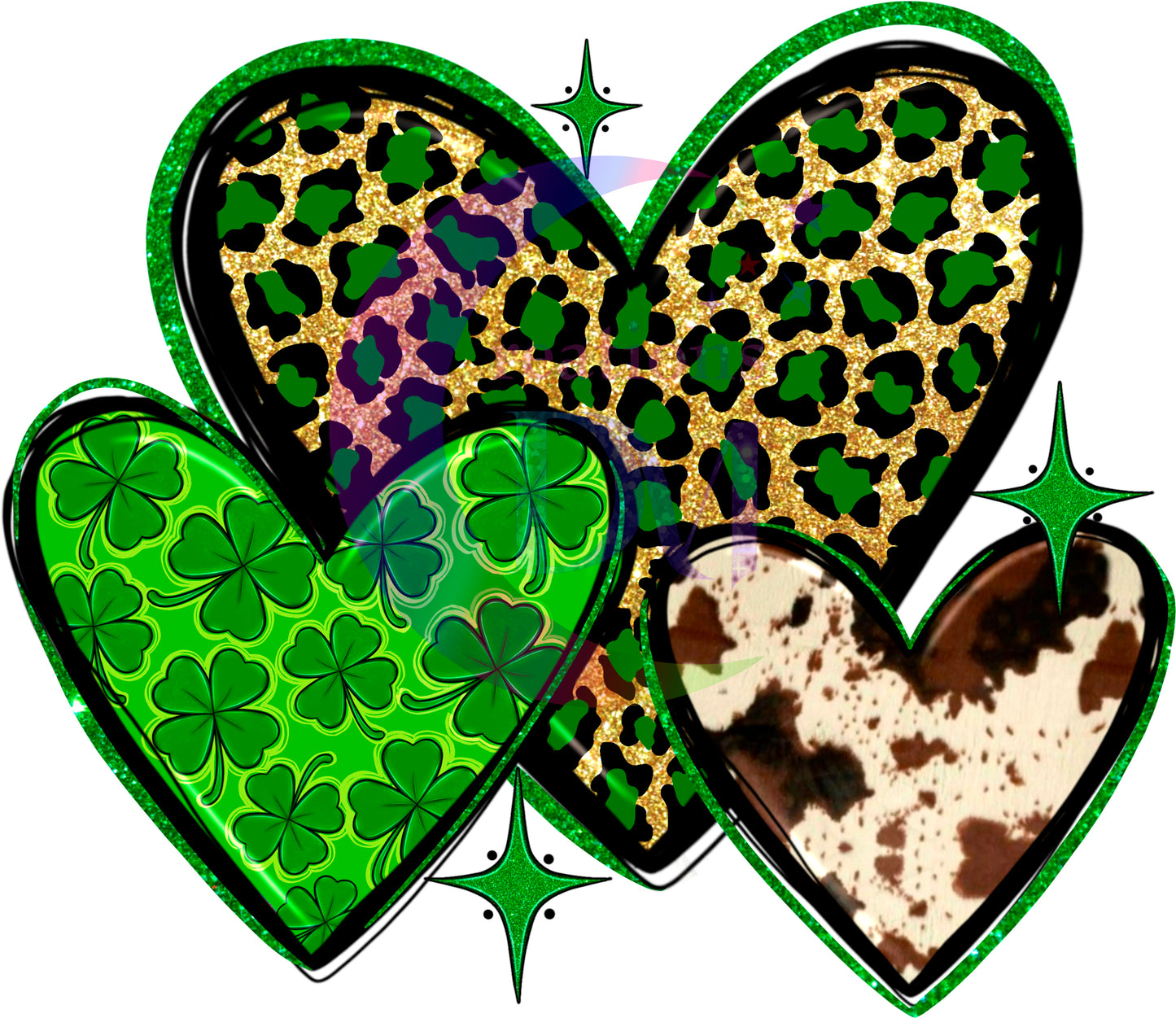ST PATRICKS - 3 hearts