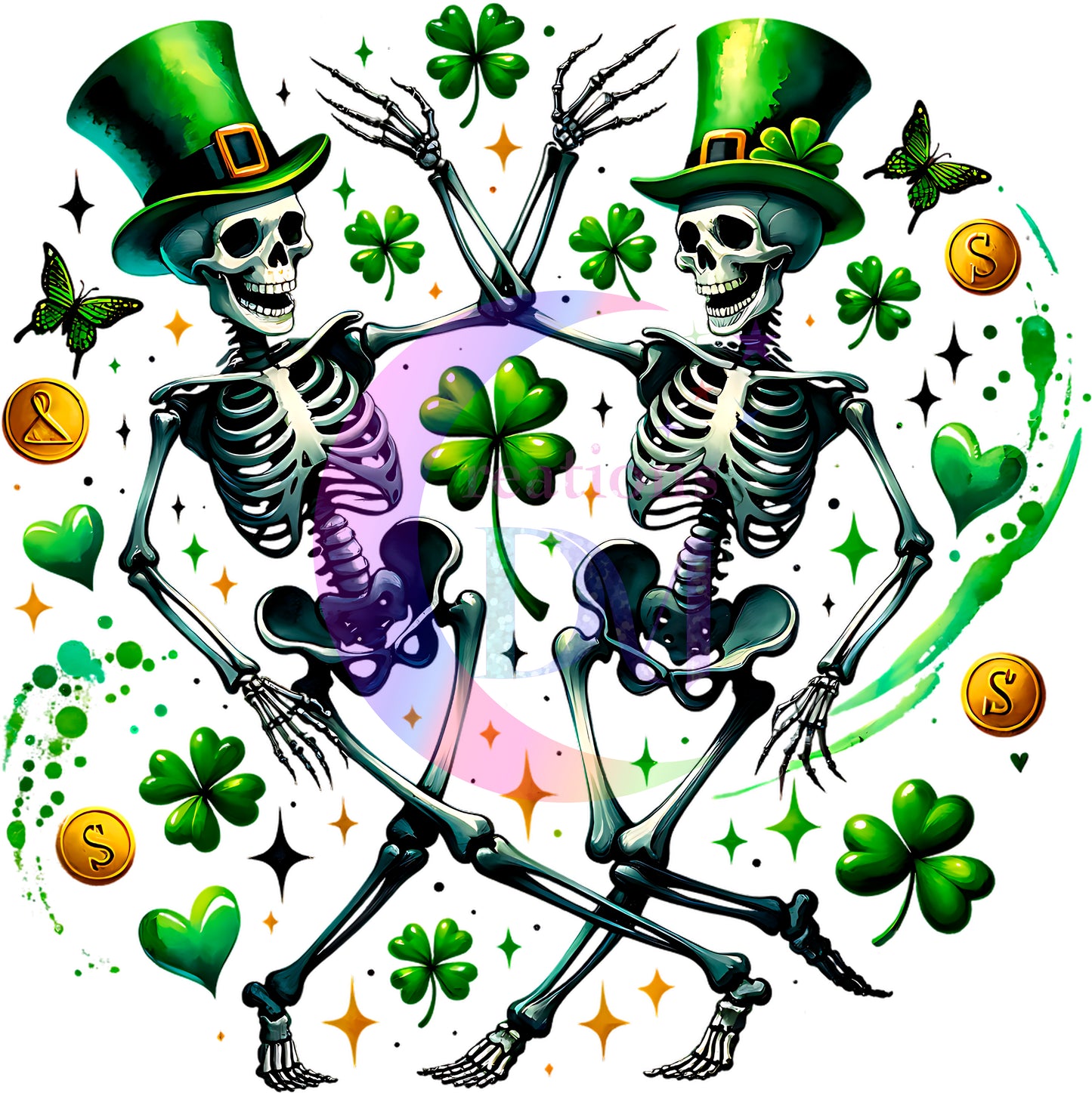 ST PATRICKS - DANCING SKELETONS
