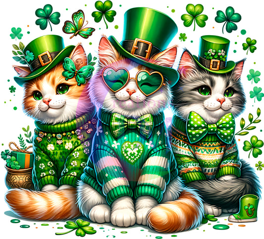 ST PATRICKS - 3 CATS