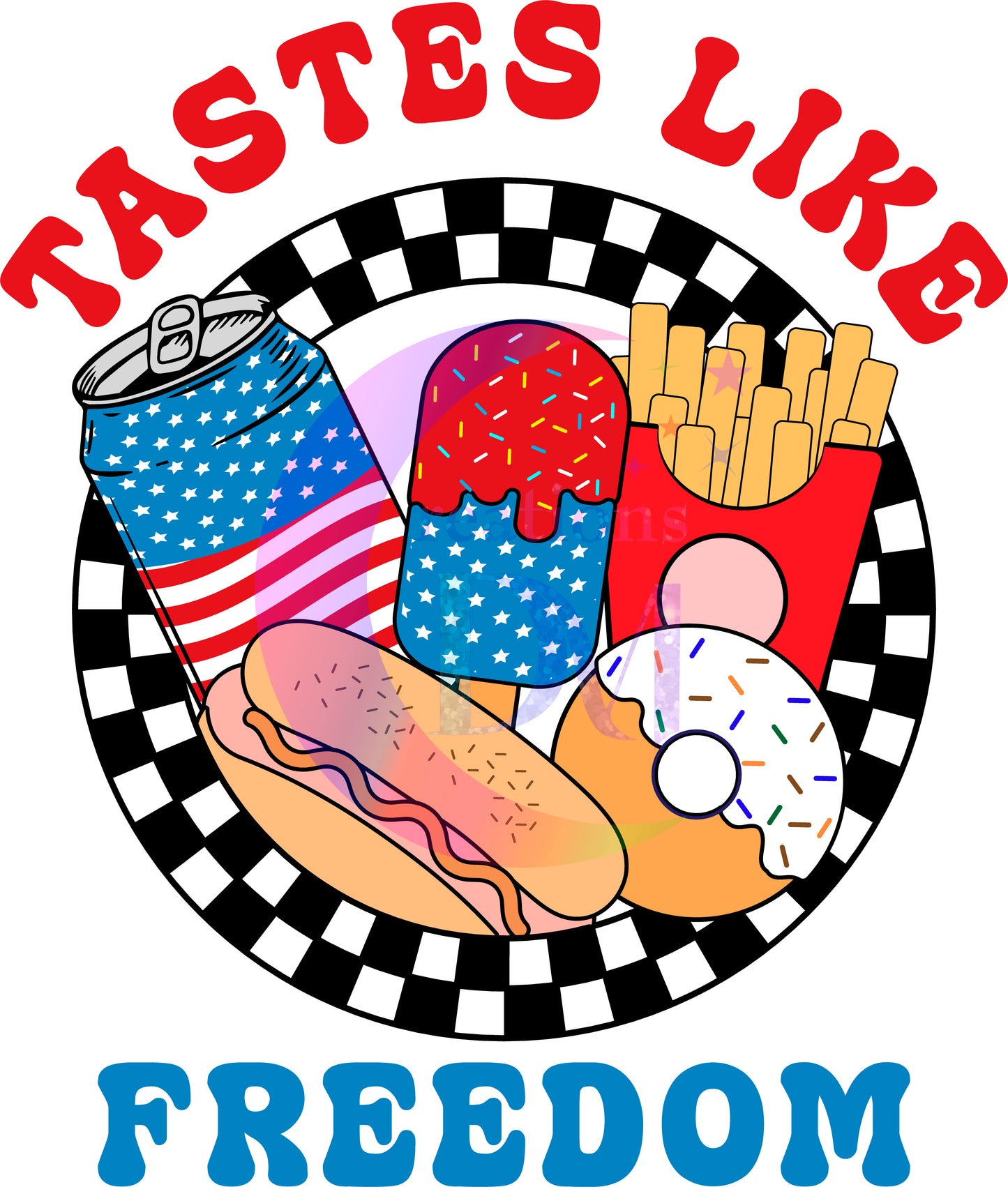 Fourth of July - taste like Americaa food