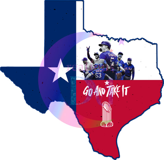 Texas rangers - rangers logo go & take it