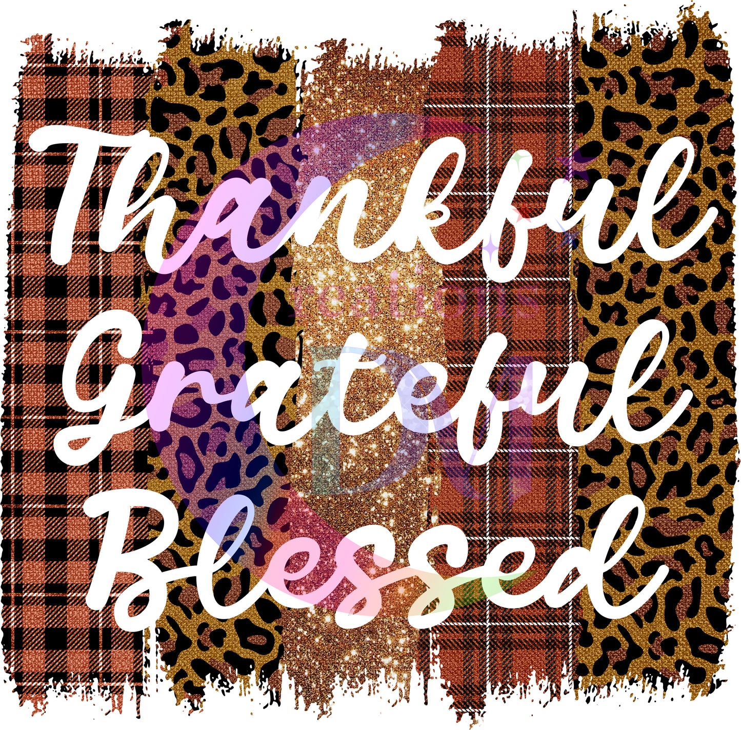 Thanksgiving DTF- Thankful, jaguar spots