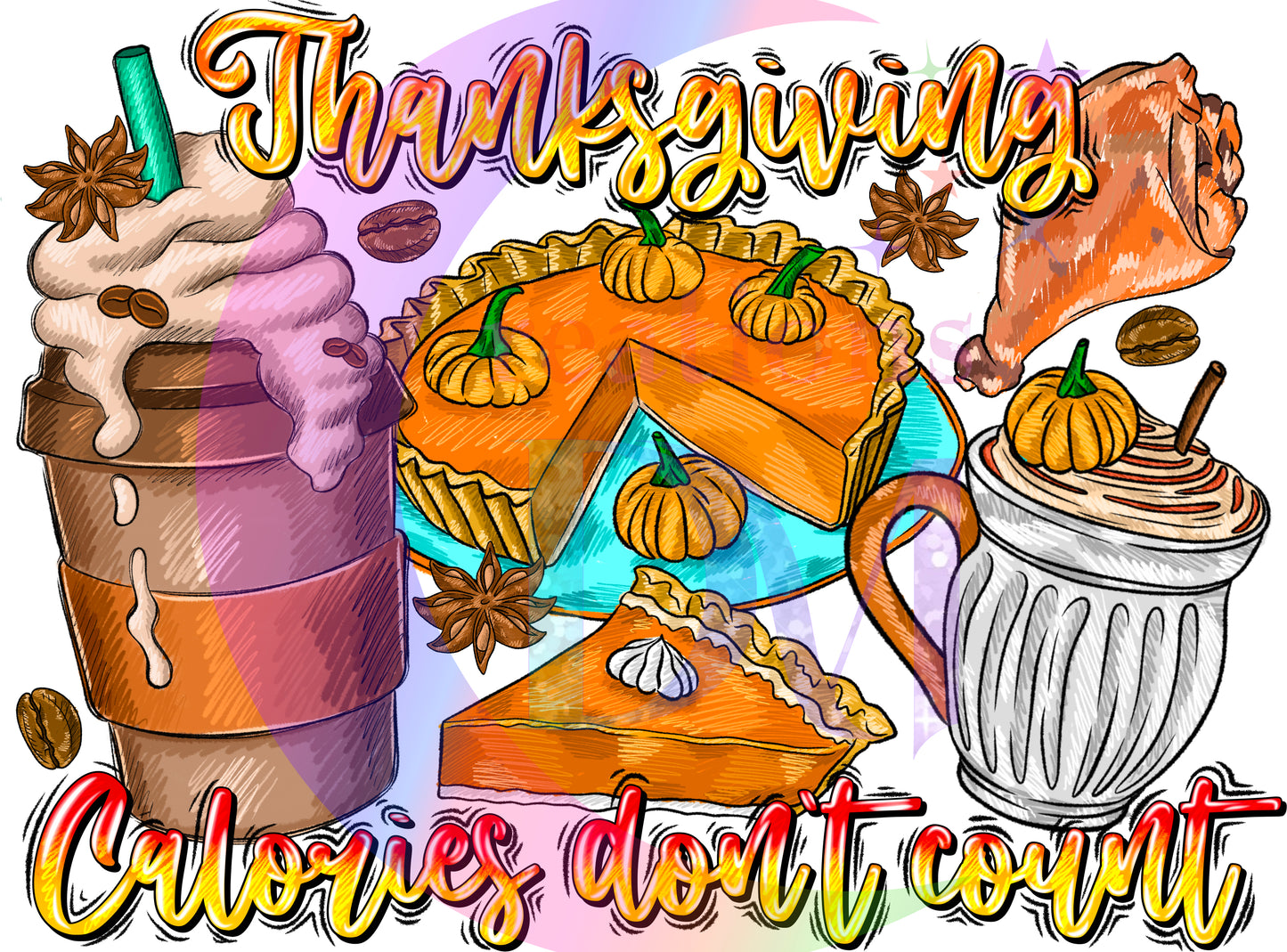 Thanksgiving DTF- calories don't count