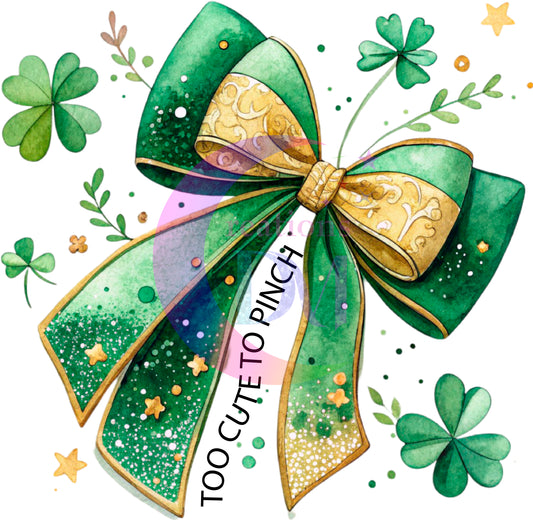 ST PATRICKS -too cute to pink