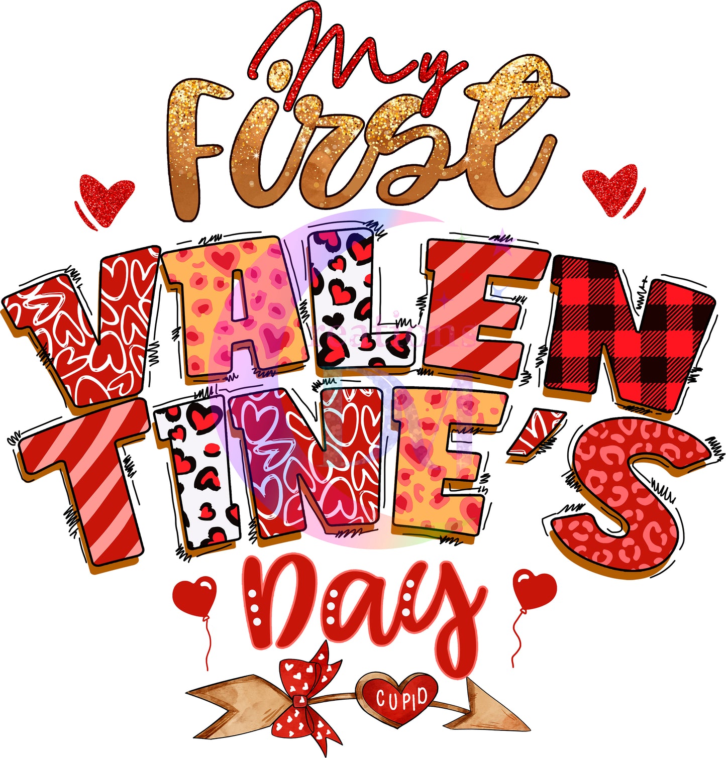 Valentines DTF - my first valentines-tines day