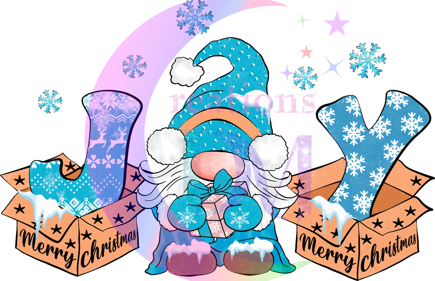 Christmas DTF - winter , JOY