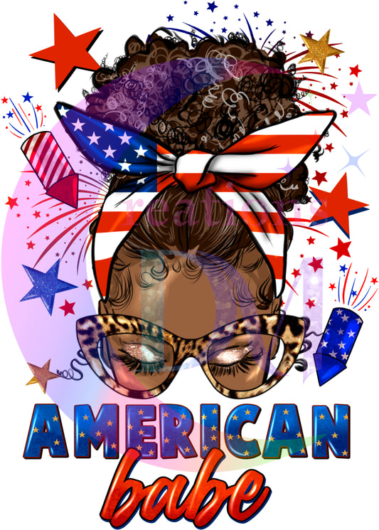 Fourth of July - American babe