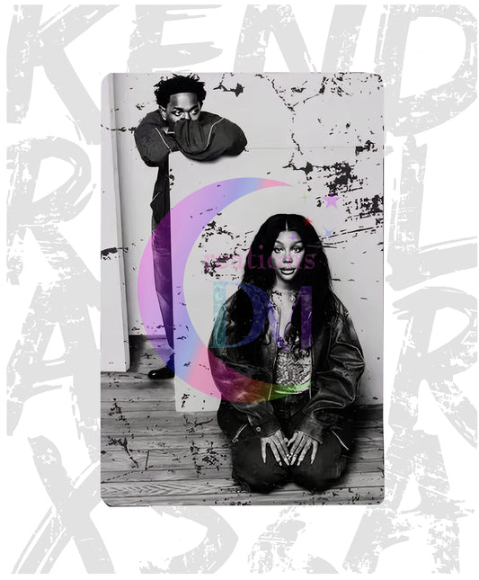 Artist - KENDRICK LAMAR - kendrick and SZA grey