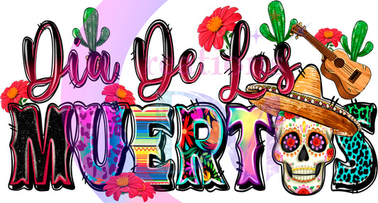 Dia de los muertos/Day of the Dead- dia de los muertos letters