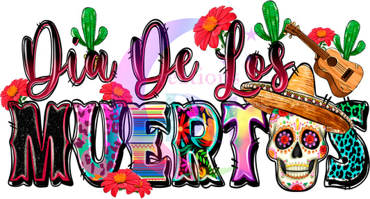 Dia de los muertos/Day of the Dead- dia de los muertos letters