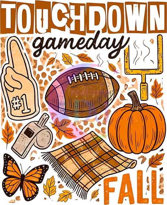 Football - touchdown game day fall