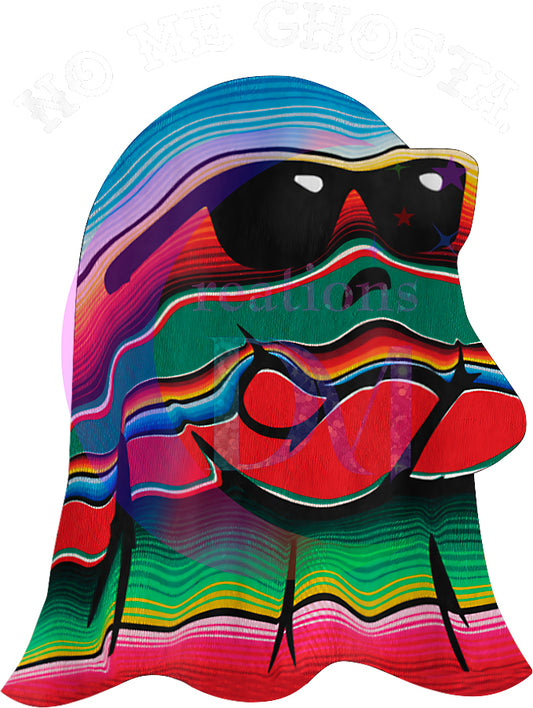 Dia de los muertos/Day of the Dead- ghost with glasses