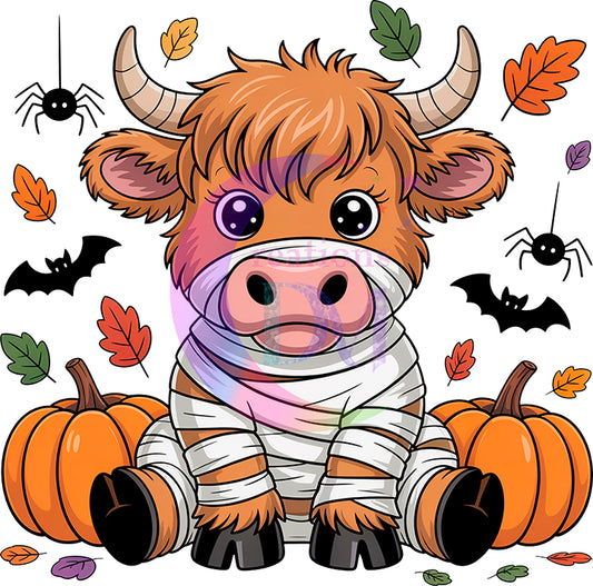 Fall DTF - highland cow