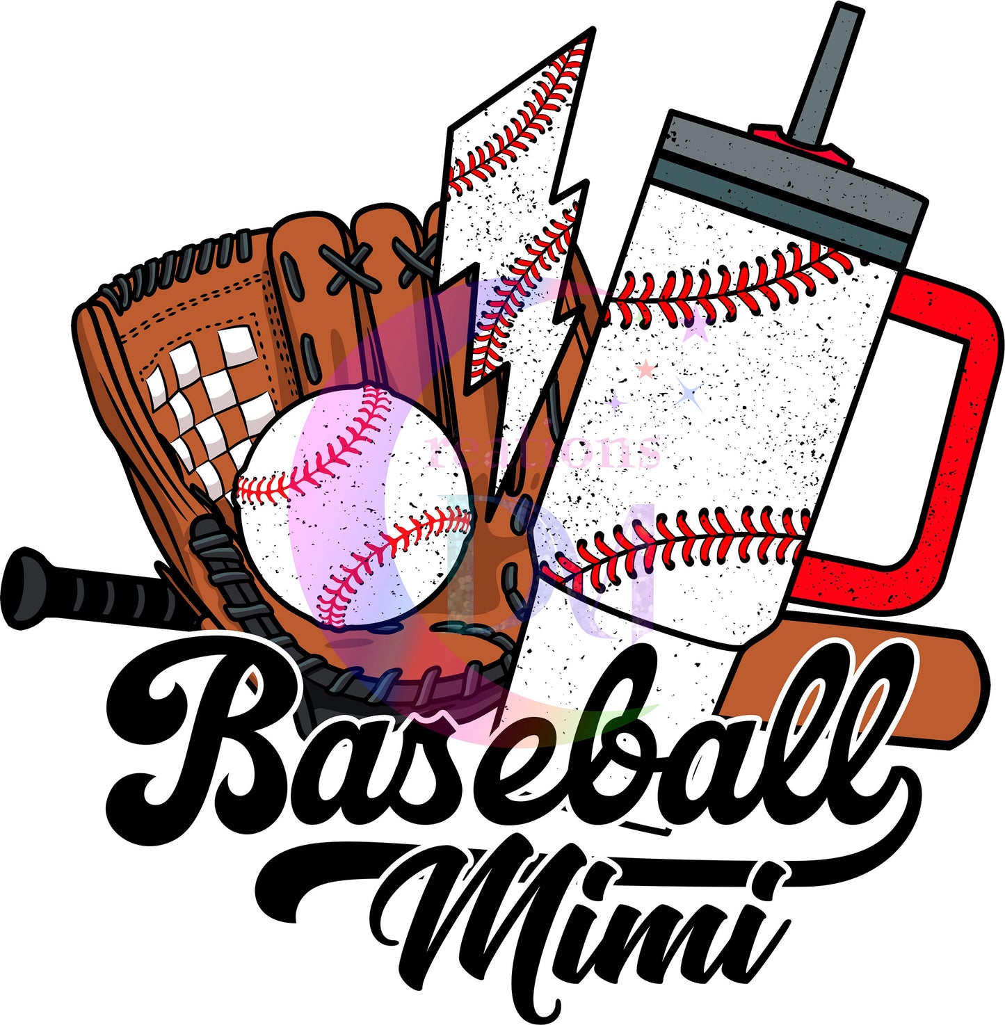 sports - BASEBALL family design " MIMI " print DTF