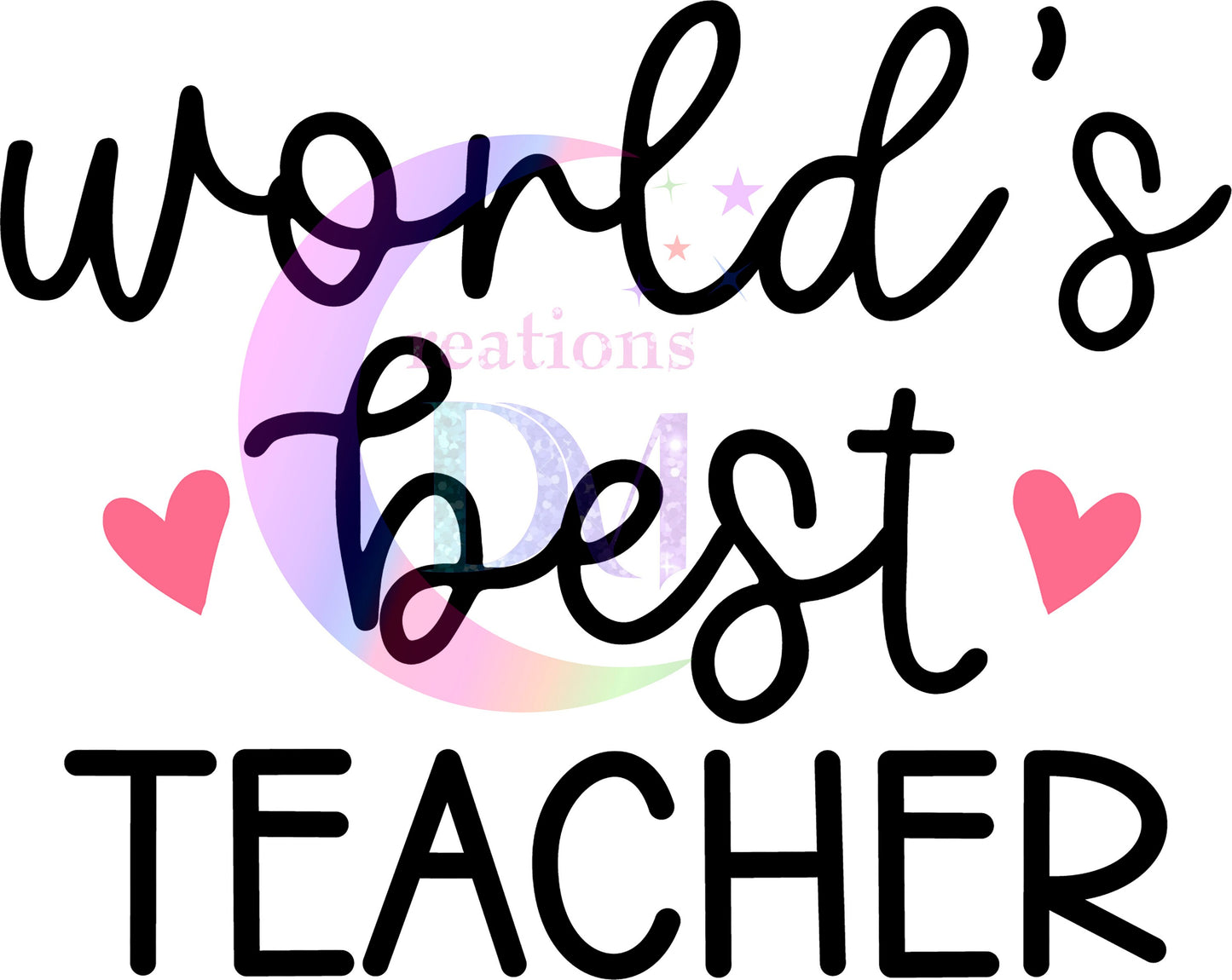 Teacher DTF - World's best teacher
