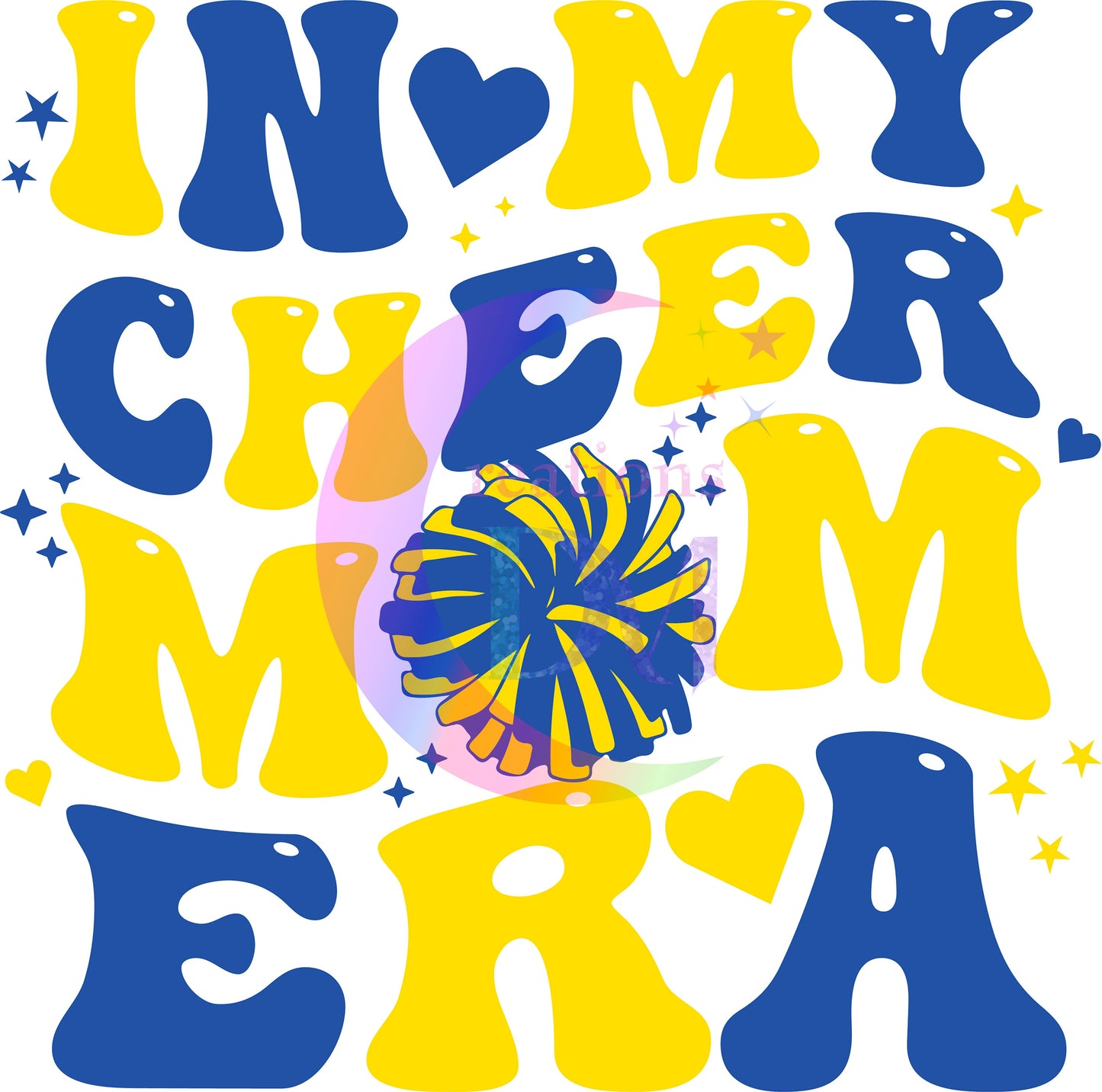 sports - In my " CHEER " Mom Era print DTF