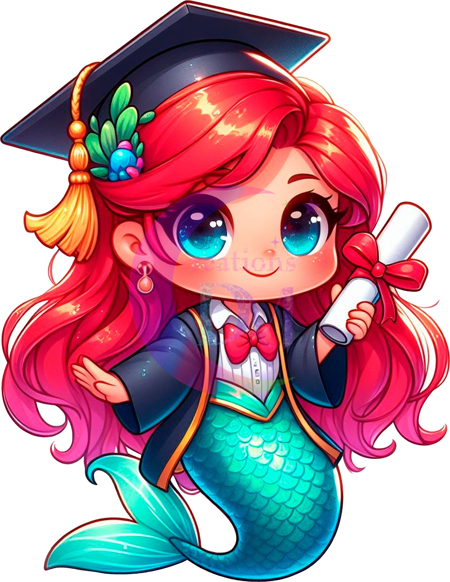 Graduation cartoon - ARIEL DTF 03