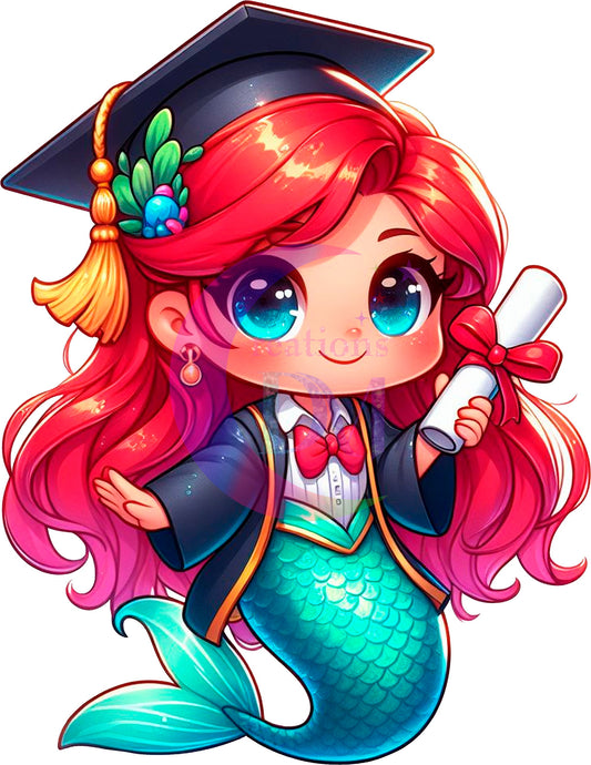 Graduation cartoon - ARIEL DTF 03