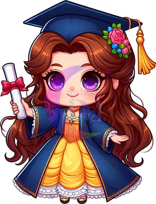 Graduation cartoon - BELLE DTF 01